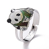 100Pcs Adjustable Mood Ring RJEW-B029-07-3