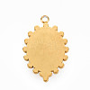 304 Stainless Steel Pendants STAS-N087-42I-2
