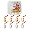 8Pcs 2 Colors Rack Plating Alloy Stud Earring Findings FIND-YW0003-82A-1