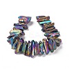 Natural Quartz Crystal Points Beads Strands G-K181-B19-2