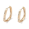 Clear Cubic Zirconia Hoop Earrings EJEW-L292-015G-1