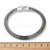 304 Stainless Steel Wheat Chain Bracelets for Women Men STAS-N117-02ASP-5