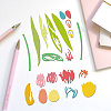 Flower Carbon Steel Cutting Dies Stencils DIY-WH0309-3019-4