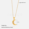 304 Stainless Steel Pendant Necklaces for Women FS-WG3C5F5-14-1