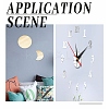 Acrylic Moon Phase Mirror Wall Decor DIY-WH0167-60B-9