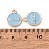 Alloy Enamel Charms ENAM-C028-01G-02-3