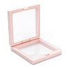 Square Transparent PE Thin Film Suspension Jewelry Display Box CON-D009-01A-04-3