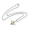 201 Stainless Steel Pendant Necklaces LS-NJEW-H030-06P-2