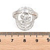 304 Stainless Steel Cuff Open Rings for Women RJEW-A102-05P-5