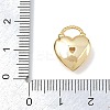 Brass Micro Pave Clear Cubic Zirconia Pendants KK-G545-14G-3
