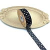 50 Yards Gold Stamping Polyester Ribbons PW-WG86968-05-1