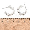 Brass Stud Earrings for Women EJEW-A168-21P-5