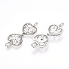 Brass Locket Pendants LS-PALLOY-S094-43P-01-2