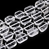 Natural Quartz Crystal Beads Strands G-C098-A20-01-1