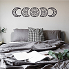 Wooden Moon Phase Decor Wall Decorations Set AJEW-WH0258-790B-4