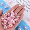 Transparent Crackle Acrylic Pendants MACR-S373-63-L05-5
