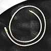 925 Sterling Silver Pave Crystal Cubic Zirconia Tennis Necklaces for Women NJEW-C096-01B-G02-3