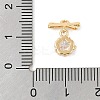 Brass Micro Pave Cubic Zirconia Pendants KK-R219-17G-3