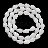 Natural White Jade Beads Strands G-B106-A31-01-3