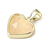Natural Rose Quartz Charms G-E538-02G-07-2