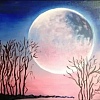 Moon DIY Diamond Painting Kit PW-WG40838-01-1