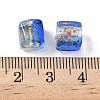 Baking Paint Handmade Gold Sand Lampwork Beads LAMP-P072-01A-03-3