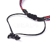 Unisex Adjustable Braided Bead Bracelets BJEW-J181-14A-4