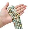 Natural Flower Amazonite Beads Strands LS-Z26N5017-5