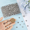400Pcs 10 Style Tibetan Style Alloy Beads Flower Set FIND-SP0002-17-3