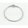 Stylish and Sturdy Snake Chain Bracelet with Long-lasting Plating for DIY Jewelry Making ST6287301-1