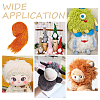 Polyester Top for Diy Hand-Decorated Artificial Wool Strip Accessories FIND-WH0170-32D-6