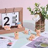 6Pcs Cute Resin Bear Figurines JX316A-3