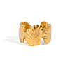 Ocean Themes Stainless Steel Cuff Rings LS-CD7361-4-1