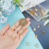 30Pcs 3 Style Brass Clip-on Earring Findings KK-BBC0011-06-3