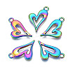 Rainbow Color Alloy Pendants LS-PALLOY-N156-181-NR-1