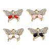 UV Plating Alloy Enamel Pendants FIND-A054-01G-1