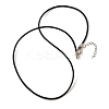 Leather Cord Necklace Jewelry Making X-NFS058-1-1