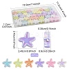 40Pcs UV Plating Opaque Acrylic Beads OACR-FS0002-26-4