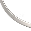 202 Stainless Steel Wire Choker Necklace NJEW-H011-07P-2