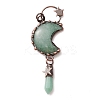 Natural Green Aventurine Big Pendants G-M383-25A-2