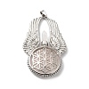 Natural Rose Quartz Big Pendants G-R486-02P-07-2