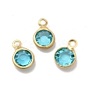 Ion Plating(IP) 304 Stainless Steel with Glass Charms STAS-G305-11G-08-3
