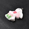 Opaque Resin Pendants RESI-V0003-02A-2