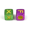 Opaque Acrylic Beads OACR-H052-02D-2