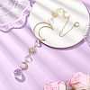 Glass Pendants Hanging Suncatchers HJEW-JM04560-1