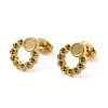 Ion Plating(IP) 304 Stainless Steel Stud Earring Finding STAS-E180-06G-1