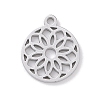 Non-Tarnish 304 Stainless Steel Charms STAS-K286-01E-P-1