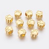Tibetan Style Zinc Alloy Dog Paw Prints European Beads MPDL-R038-008G-RS-1