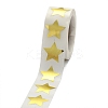 Metallic Foil Star Shape Paper Sticker Labels LS-DIY-E023-03-3