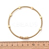 304 Stainless Steel Cube Bead Cuff Bangles for Women SA-CBA2192-01G-5